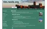 Screenshot of Tim Rawle’s Homepage